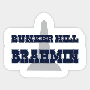 Bunker Hill Brahmin Sticker